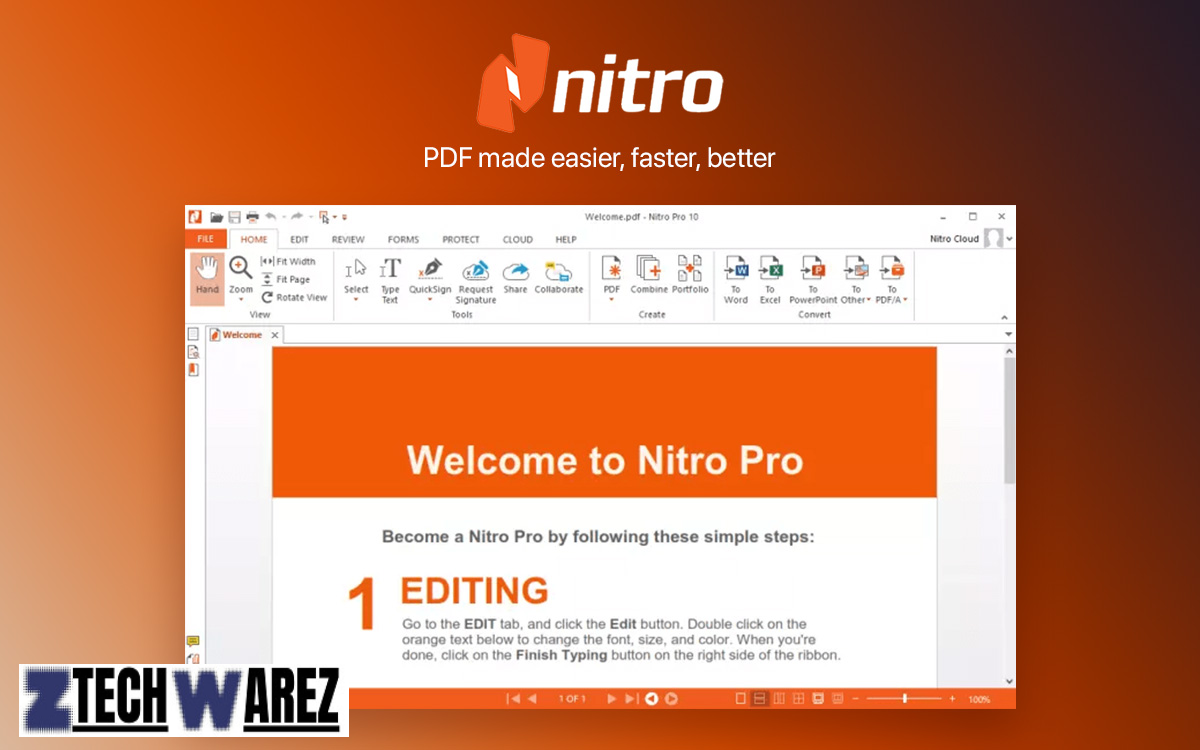 Nitro Pdf Pro 14.34.1 Full Version Para Portable 2025