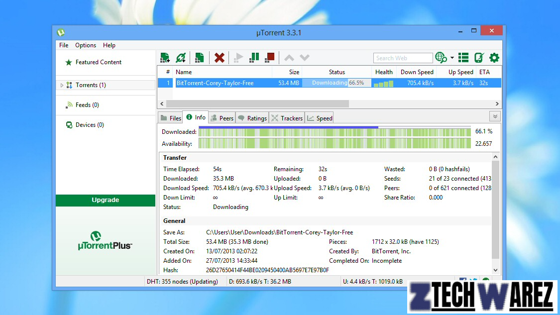 uTorrent Pro v3.6.0 Gratis Para Pc Full Version With Crack